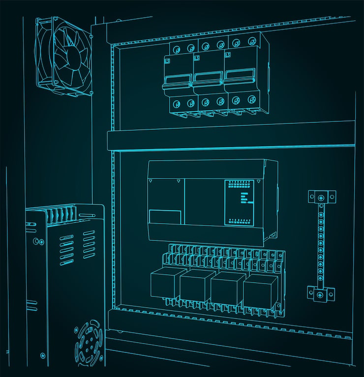 projeto elétrico industrial de alta tensão